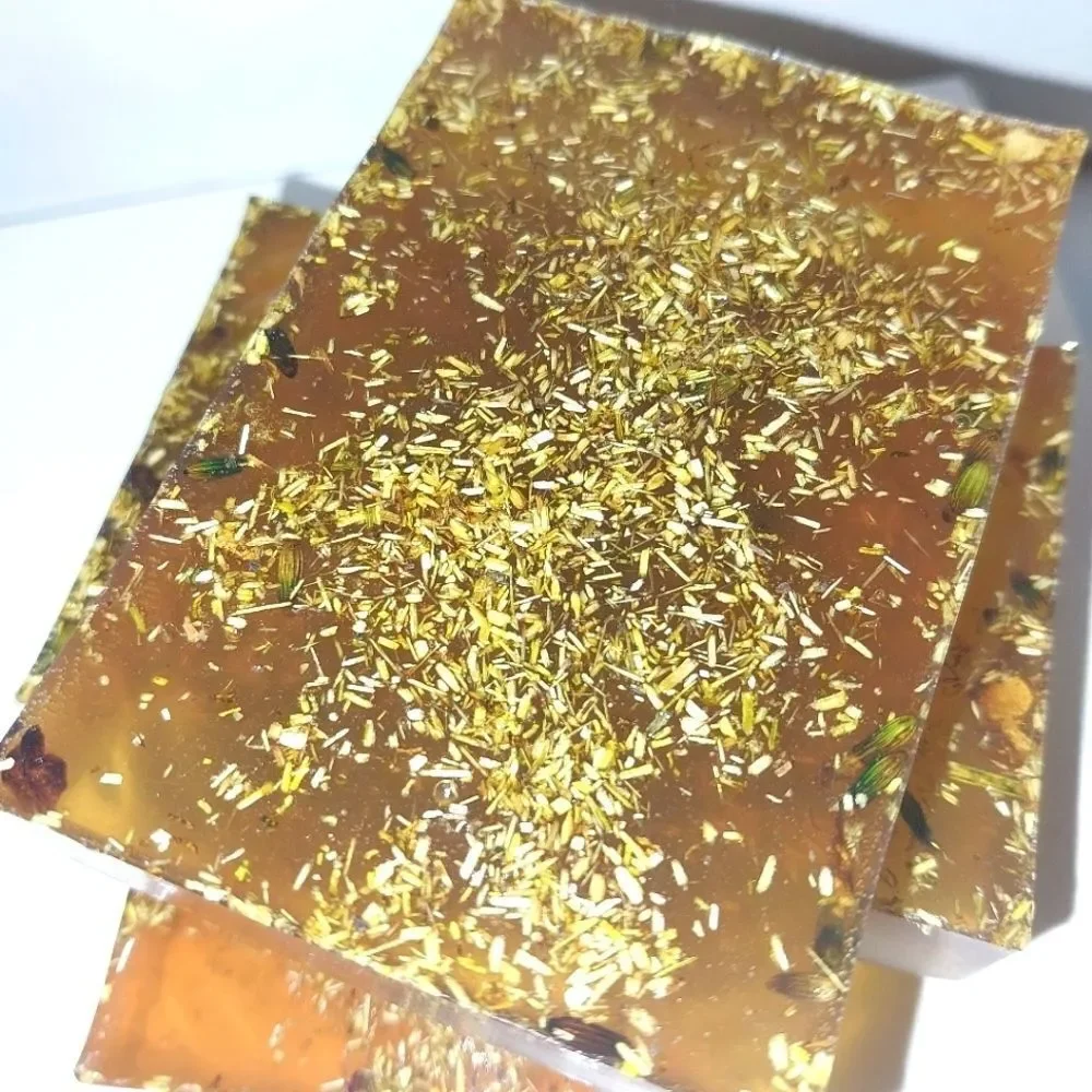 Hand crafted honey herbal chamomile soap bar